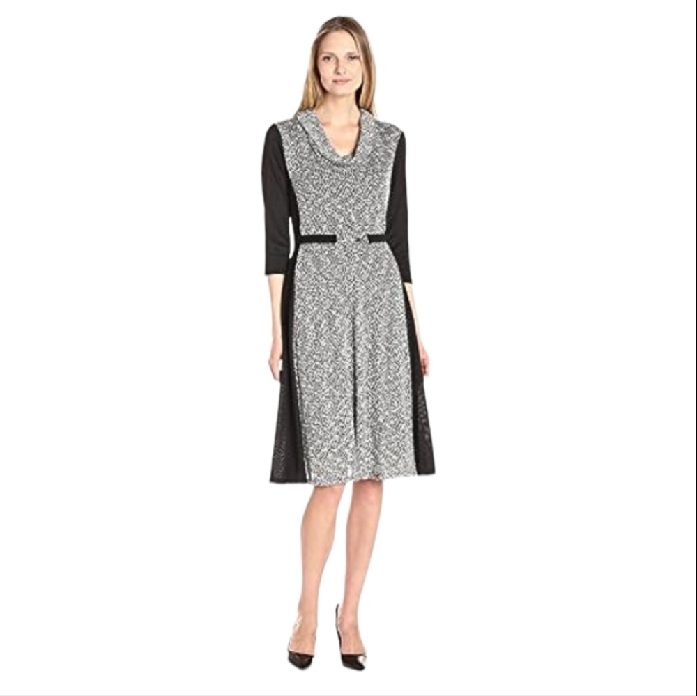 🆕 Signature by Robbie B Cowl Neck Sweater Dress PS